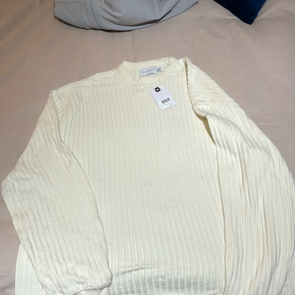 Topman white sweater never worn
